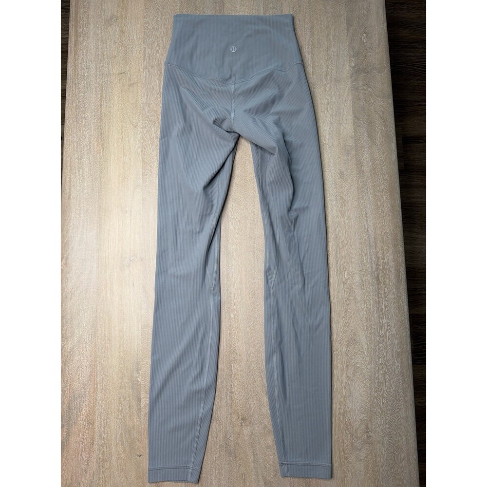 Lululemon Align Ribbed High-Rise Pant 28" Rhino Grey Size 2 - Picture 7 of 7
